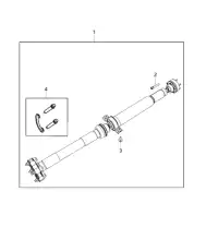 SHAFT 68206211AB CHRYSLER