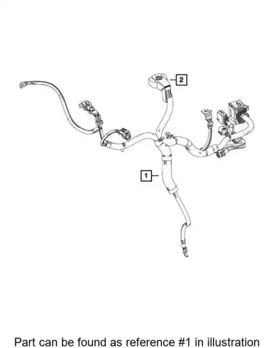 WIRING 68206345AE CHRYSLER