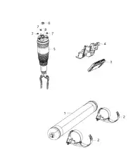 SPRING 68303268AB CHRYSLER