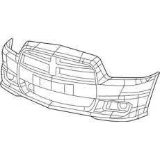 FASCIA 68071974AB CHRYSLER