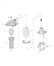 STRUT 68304342AA CHRYSLER