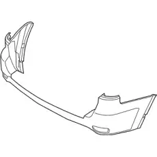 FASCIA 68304551AA CHRYSLER