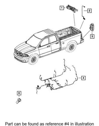 WIRING 68207404AD CHRYSLER