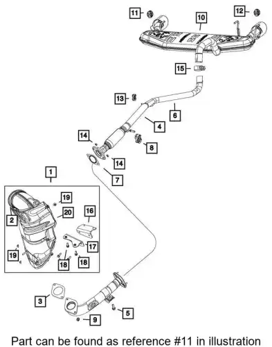 ISOLATOR 68073471AA CHRYSLER