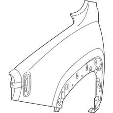FENDER 68307086AA CHRYSLER