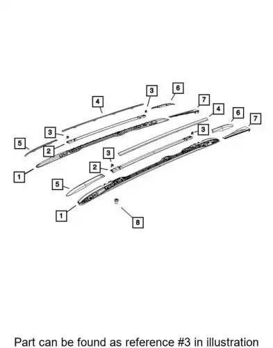 CLAMP 68079437AA CHRYSLER