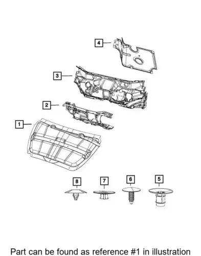 SILENCER 68309000AA CHRYSLER