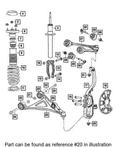 ARM 68211103AB CHRYSLER