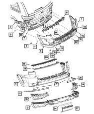 FASCIA 68310063AB CHRYSLER