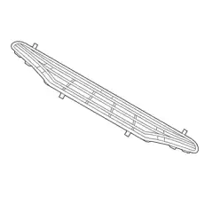 GRILLE 68312410AC CHRYSLER