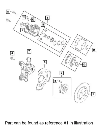 ROTOR 68313167AA CHRYSLER