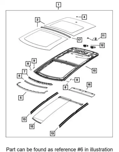 SEAL 68213486AA CHRYSLER