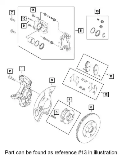 SEAL KIT 68313224AA CHRYSLER