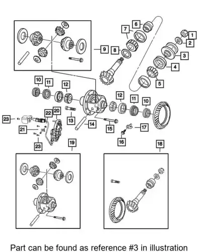 FLANGE 68214643AA CHRYSLER