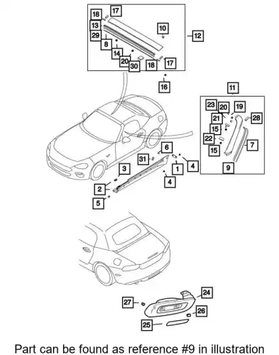 SEAL 68315303AA CHRYSLER