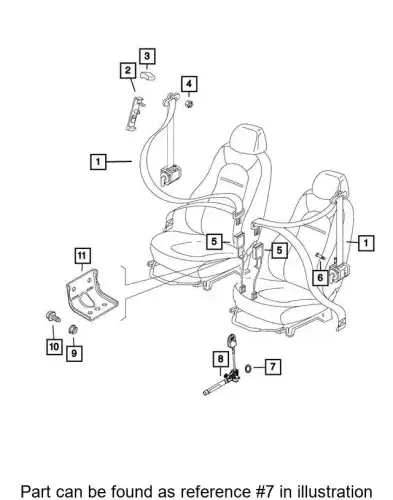 WASHER 68218394AA CHRYSLER