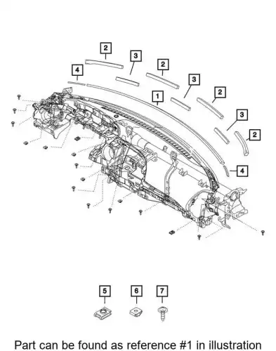SEAL 68315599AA CHRYSLER