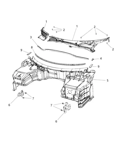 SEAL 68223544AA CHRYSLER