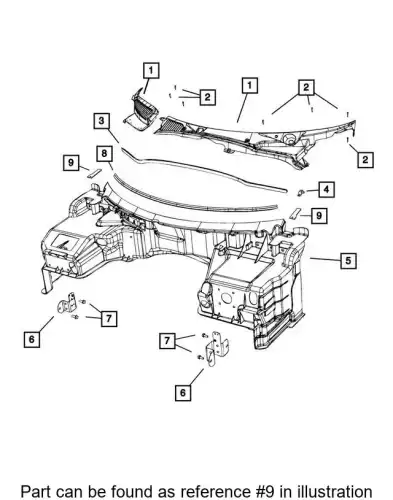 SEAL 68223545AA CHRYSLER