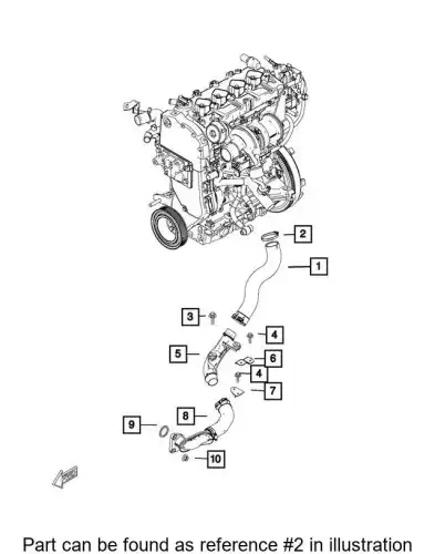 CLAMP 68317382AA CHRYSLER