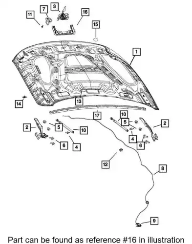 SEAL 68224557AA CHRYSLER