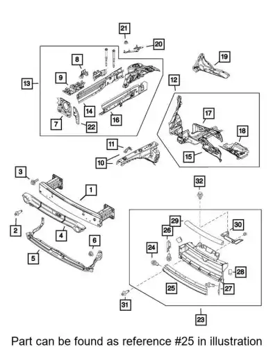 SEAL 68318408AA CHRYSLER