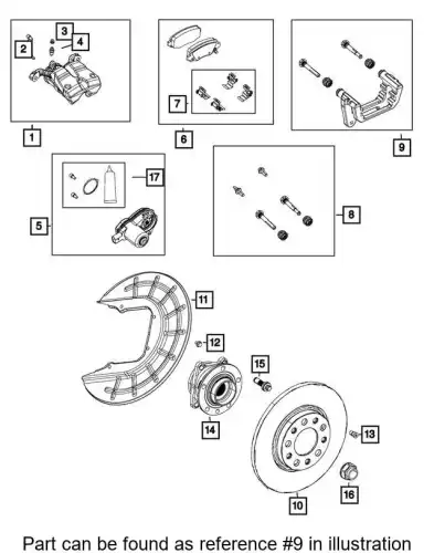 ADAPTER 68225310AA CHRYSLER