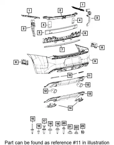 PANEL 68225384AB CHRYSLER
