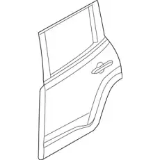 DOOR 68320674AA CHRYSLER