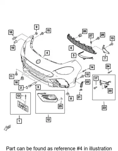 FASCIA 6LN22TZZAA CHRYSLER