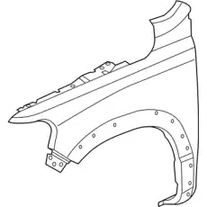 68321576AA FENDER CHRYSLER