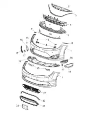 REINFORCE 68227661AB CHRYSLER