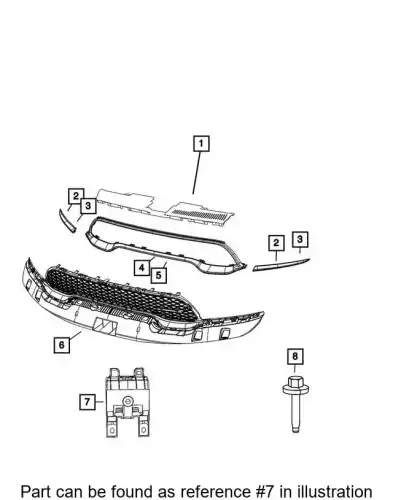 REINFORCE 68227833AA CHRYSLER