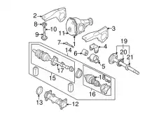 SEAL MB160946 CHRYSLER