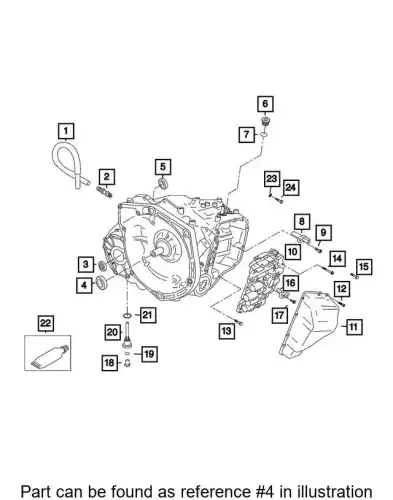 SEAL 68326206AA CHRYSLER