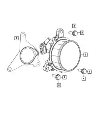 PUMP 68328357AA CHRYSLER