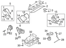 Прокладка сливной пробки CHRYSLER MF660035