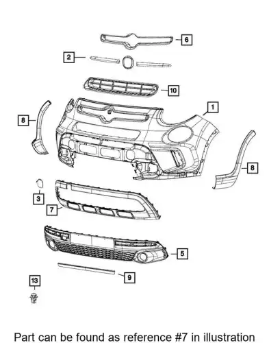 FASCIA 6QM86U00AA CHRYSLER