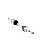 SHAFT R2104591AB CHRYSLER