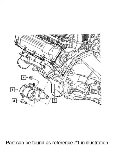 Стартер CHRYSLER R4801256AC
