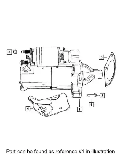 Стартер CHRYSLER R4801269AB