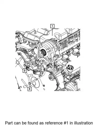 Генератор CHRYSLER R4801483AA