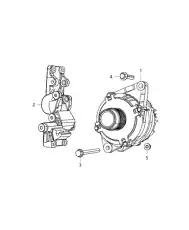 Генератор CHRYSLER R4801490AA