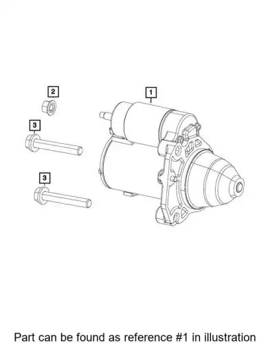 Стартер CHRYSLER R4801839AB