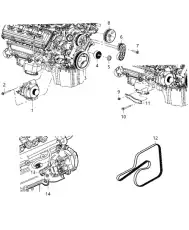 Генератор CHRYSLER R4896805AA