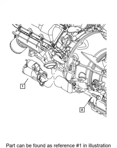 Стартер CHRYSLER R6029274AA