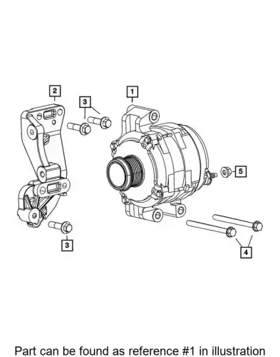Генератор CHRYSLER R6029656AB