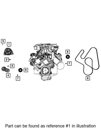 Генератор CHRYSLER R6044380AJ