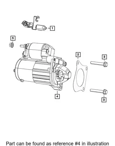 Стартер CHRYSLER R8073160AA