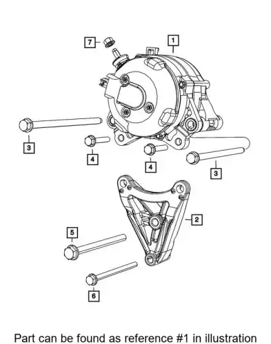 Генератор CHRYSLER R8078950AA